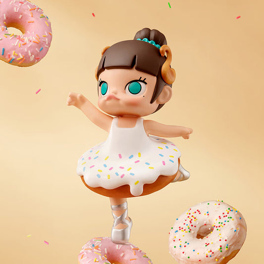 POP MART Pop mart MOLLY Bread Head Series Figurine Blind Box Trendy Toy Decoration Birthday Gift Single pack（Random Delivery Shoot12Not a whole box）