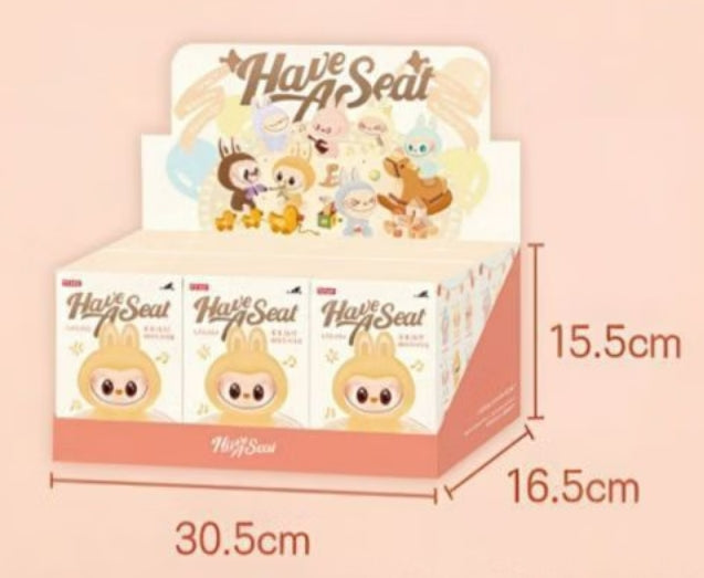 POP MART Labubu Sitting Party Series Vinyl Blind Box - Kawaii Decor Collectible (Secret Edition Included)
