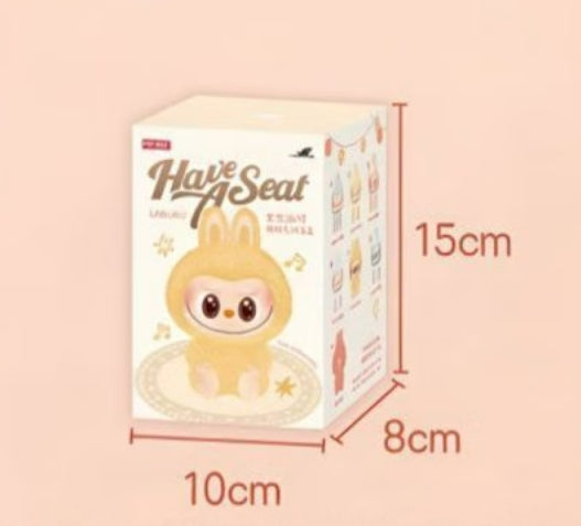 POP MART Labubu Sitting Party Series Vinyl Blind Box - Kawaii Decor Collectible (Secret Edition Included)