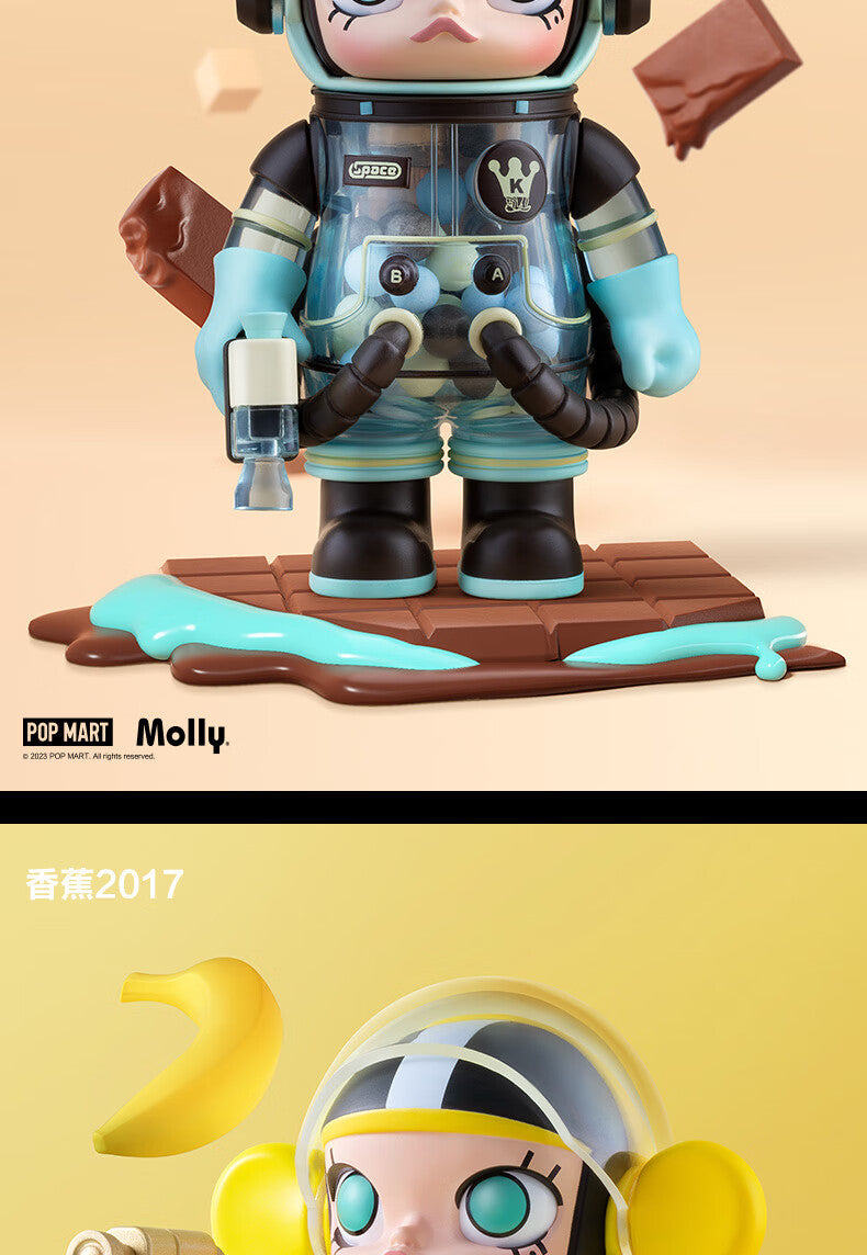 POP MART Pop mart MEGA SPACE MOLLY100%Anniversary Series2-A Hand-Made100%Second Generation Blind Box