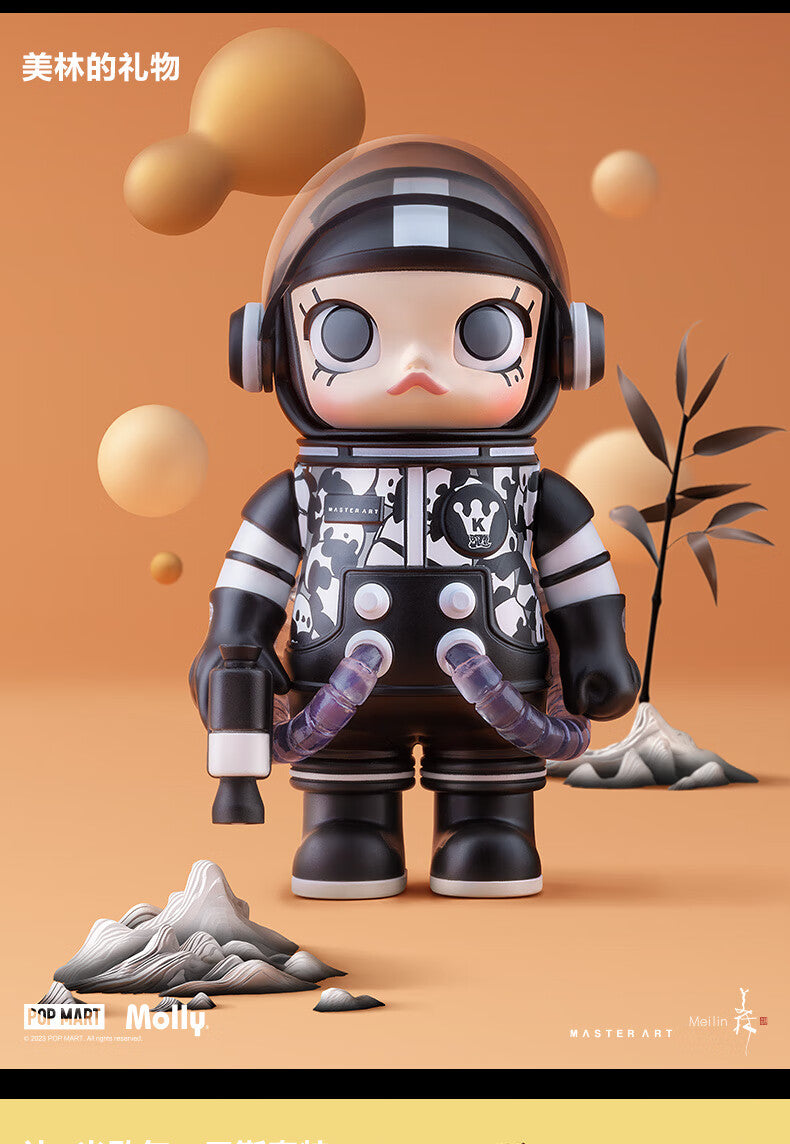 POP MART Pop mart MEGA SPACE MOLLY100%Anniversary Series2-A Hand-Made100%Second Generation Blind Box